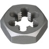 Drill America 2-1/4"-8 Carbon Steel Hex Die 8 Pitch DWTSH2-1/4-8